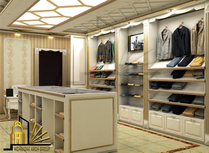 طراحی داخلی فروشگاه پوشاک